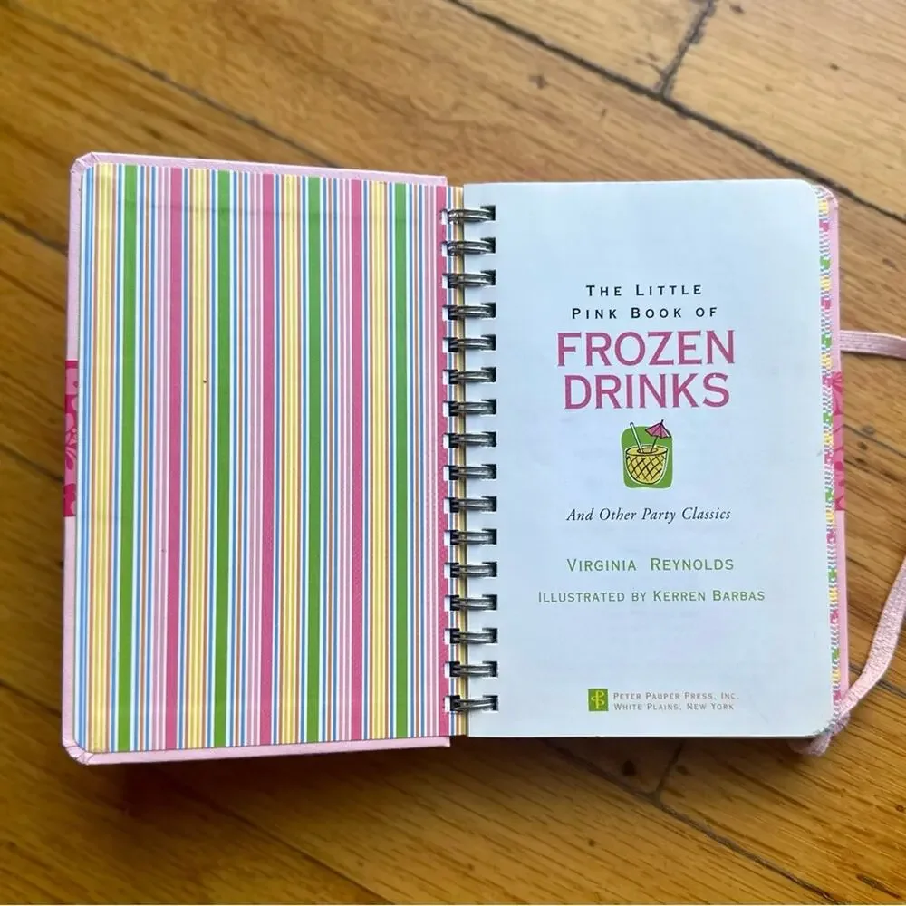 The Little Pink Book of Frozen Drinks – Mini Cocktail Recipe Book